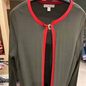 Two piece long jacket and skirt